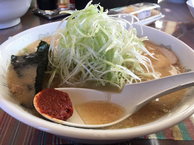 長井市《味噌蔵壱麺》の白味噌ねぎラーメン