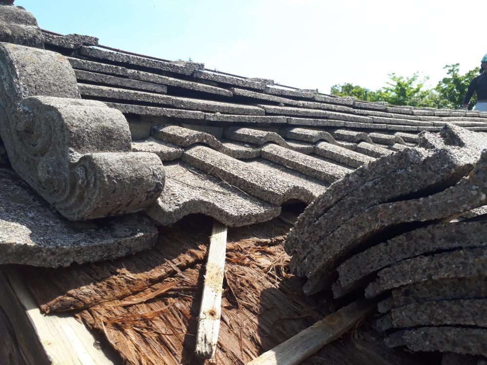 瓦屋根の改修