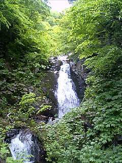 新高湯温泉　「白金の滝」（シロガネノタキ）6月10日現在