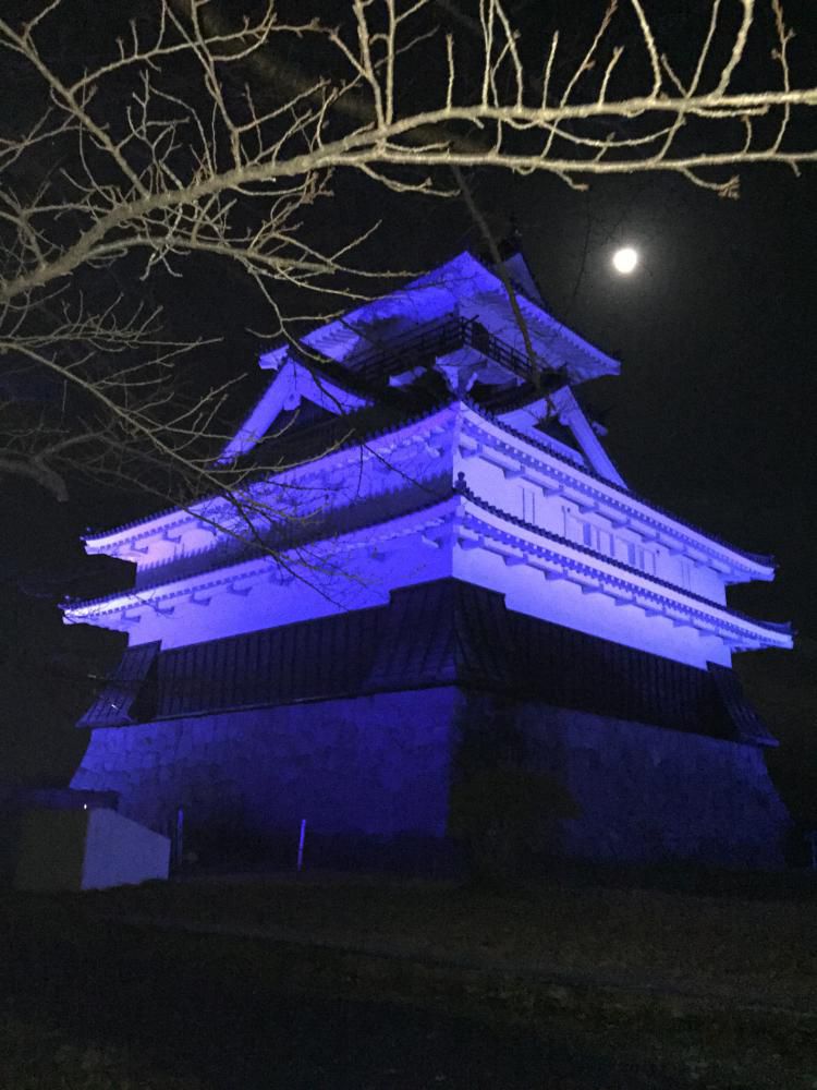 ウルトラスーパームーン×上山城♪