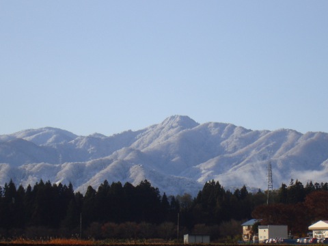 兜山の雪景色