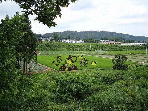 2009年NHK大河ドラマ「天地人」（田んぼアート）