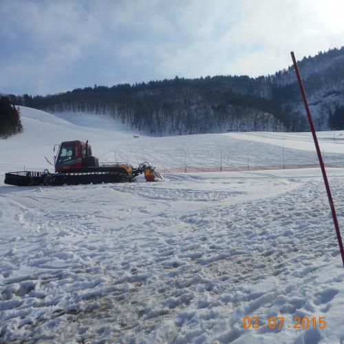 道上寺スキー場は３月８日で閉鎖します。