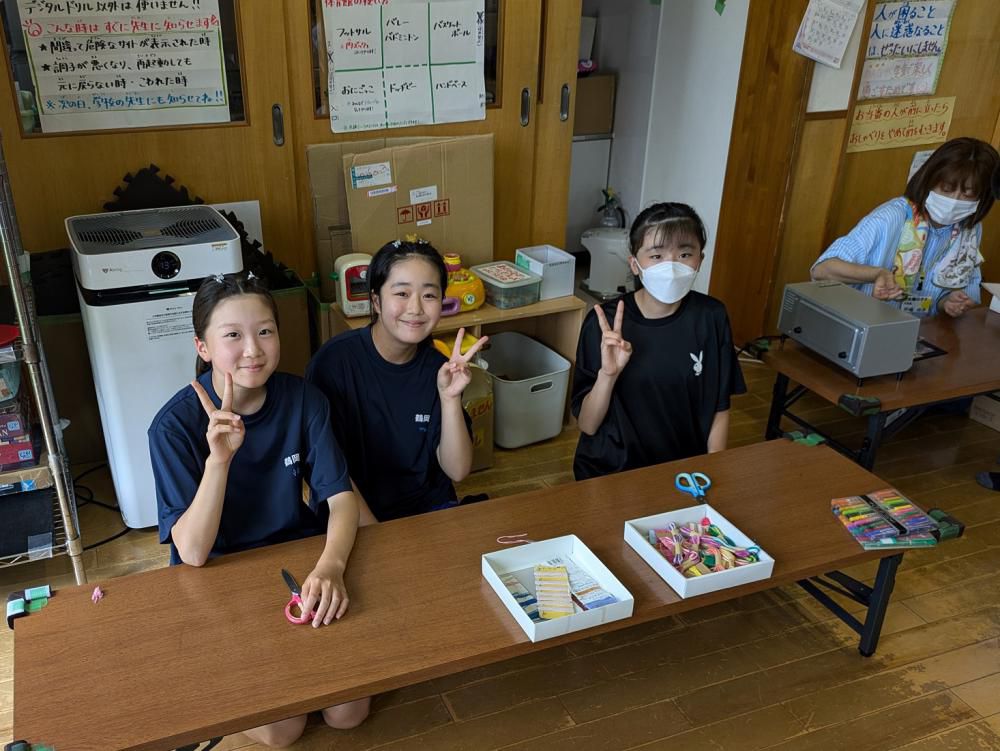 「夏の体験ボランティア」の様子④（7/31 鶴岡市：夏休み小学生行事）！