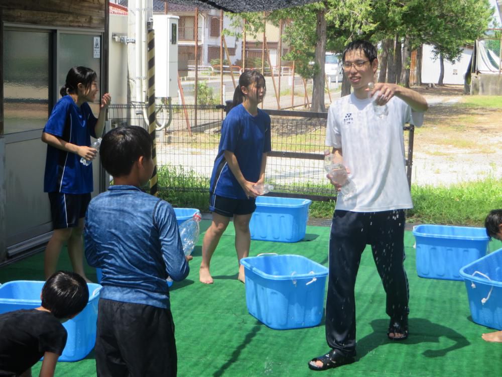 「夏の体験ボランティア」の様子⑬（8/5 鶴岡市：小学生と夏の思い出を）！