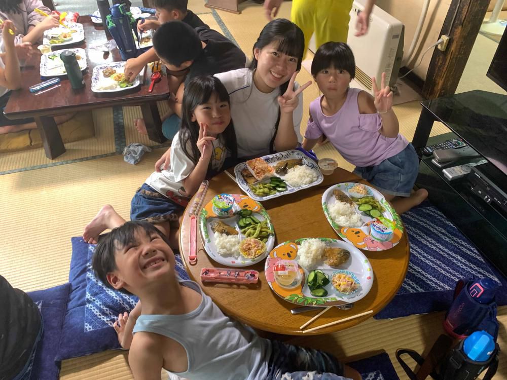 「夏の体験ボランティア」の様子21（8/20南陽市：子ども食堂）！