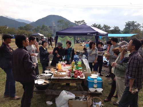 スローフード大芋煮会（山形市）