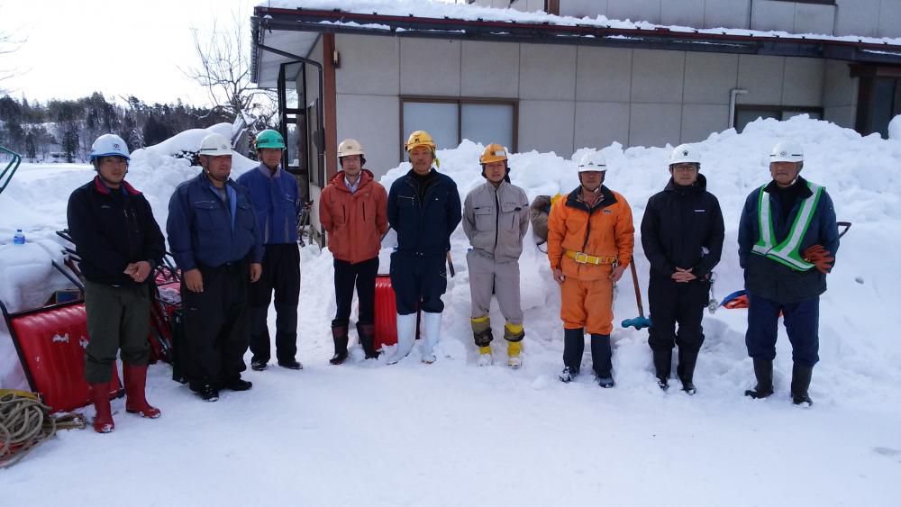 長井市建設業除雪ボランティア協議会様　２回目の活動ありがとうございました。