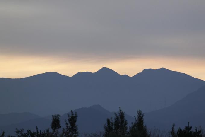 今朝の北蔵王山「雁戸山」です。