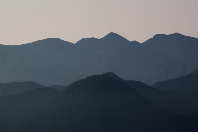 初夏の北蔵王山系：雁戸山の図。