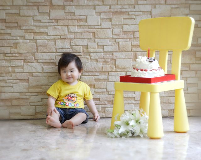 こども写真　１歳お誕生日