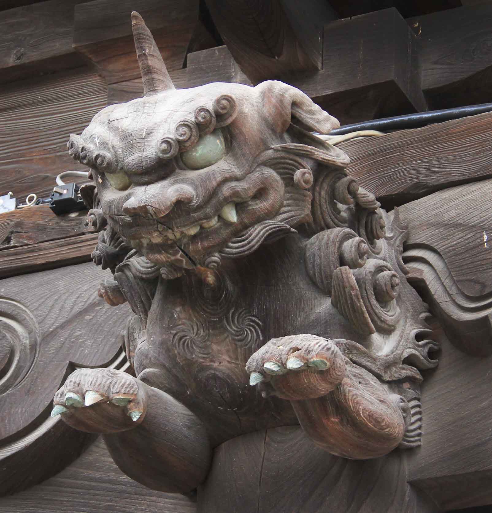 寺社彫刻巡り：獅子宿燻亭3