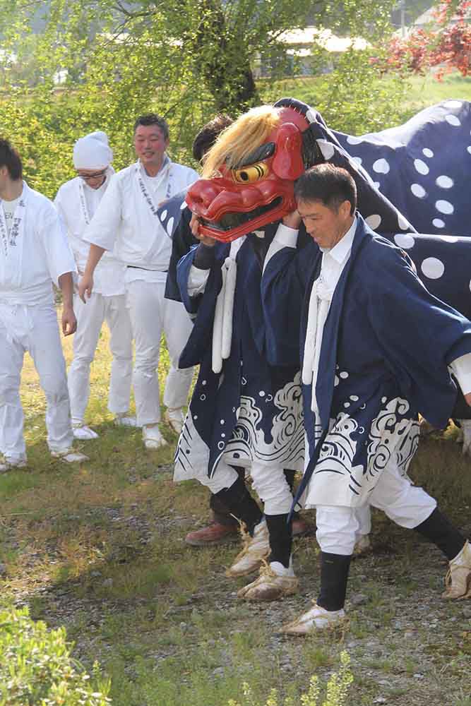 山口羽黒から西田尻毘沙門天へ