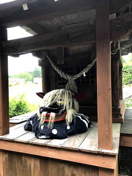 飯豊町椿の熊野神社獅子舞
