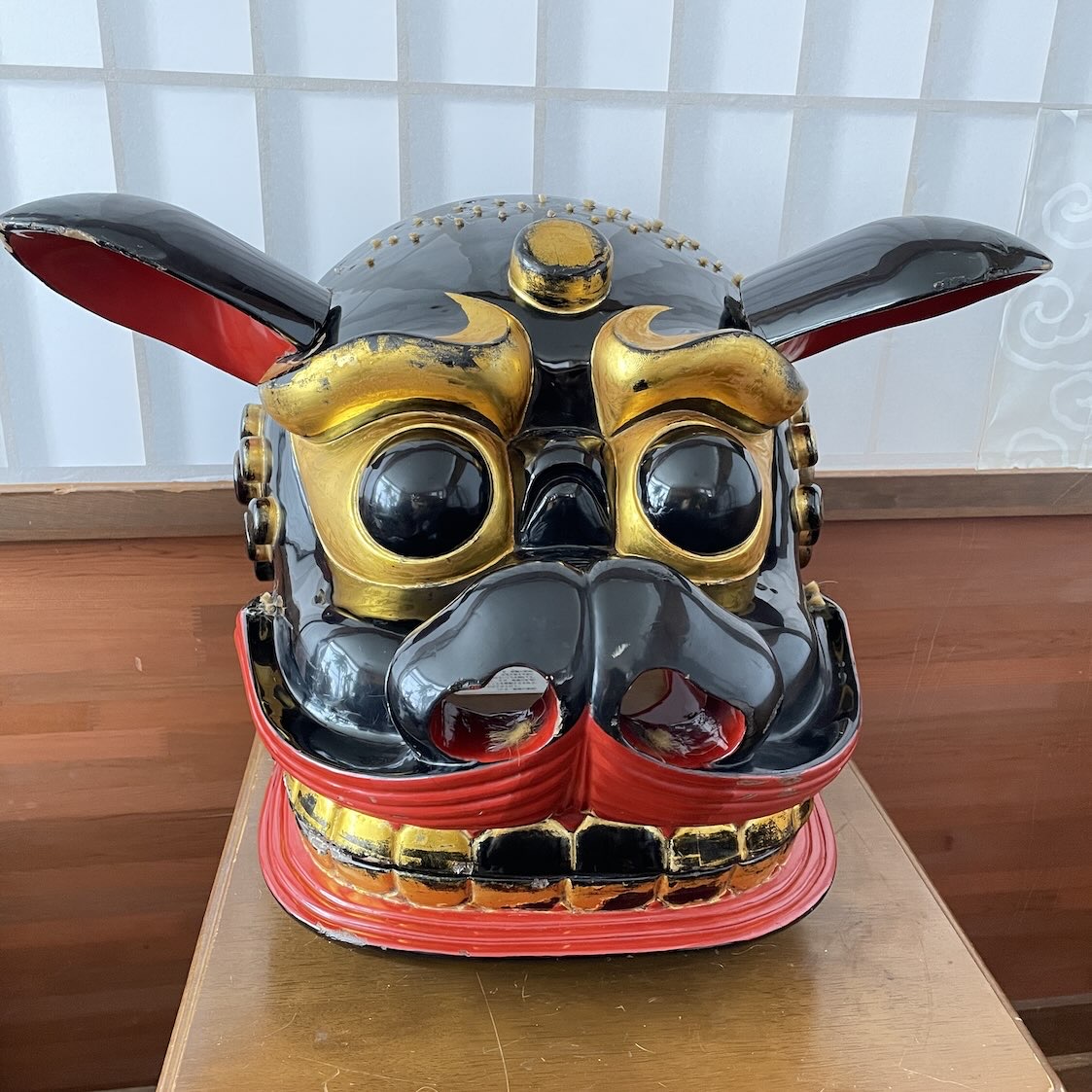 五所神社竹田吉四郎獅子のタテガミ