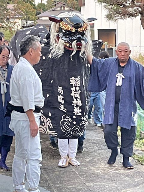 西高玉稲荷神社　90年前の記名