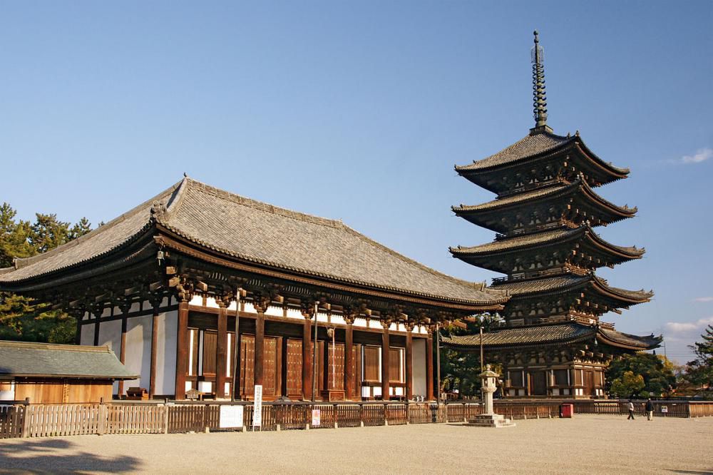 興福寺と浮嶋稲荷神社