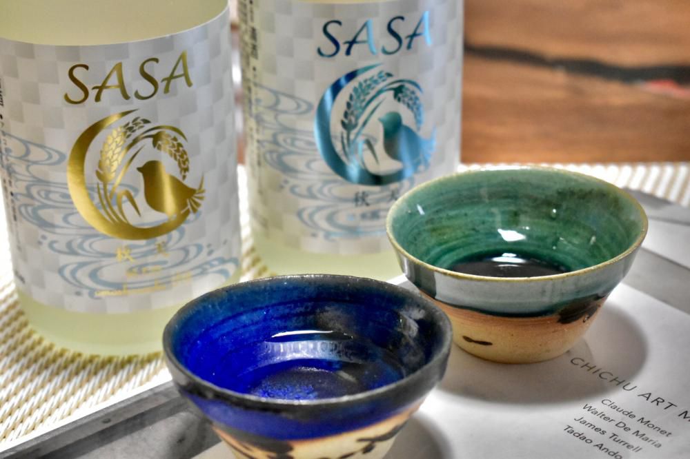 『白石産ササニシキの日本酒 x 蒼塵窯』