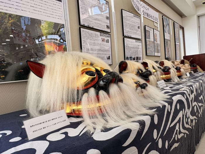 『描かれる黒獅子、受け継がれる文化 』 ~獅子頭展示 × ライブペインティング~