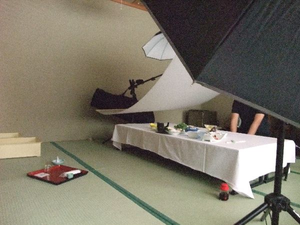 この間お料理の撮影してもらいました＾＾