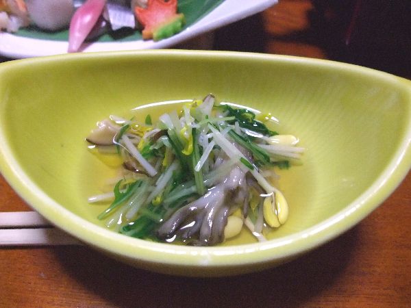 10月10日からの新メニュー「赤湯温泉名物 菊うきたむ膳」紹介1…先付