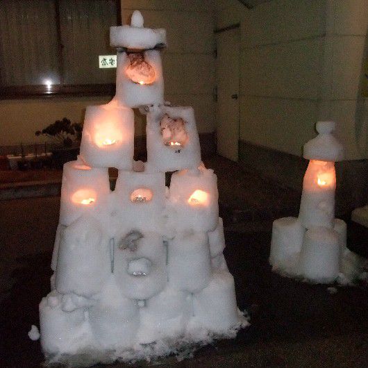 なんよう雪灯かり祭り…当館の場合