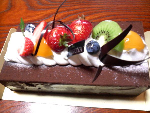 萬菊屋のチョコレートケーキ