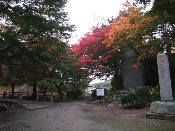 烏帽子山公園の紅葉具合10/25