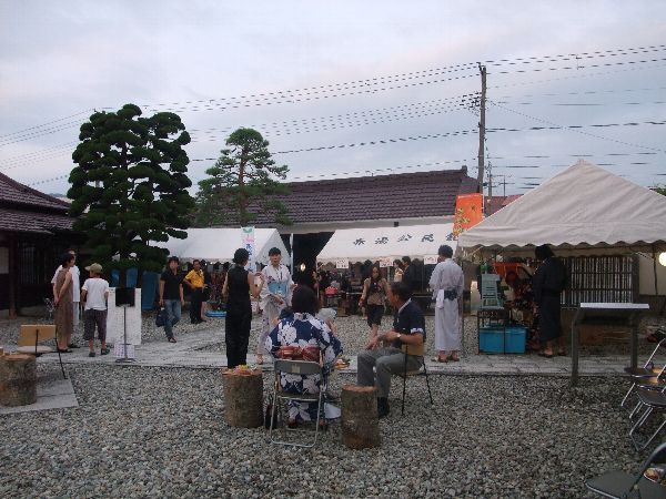 結城豊太郎記念館夏まつりの様子