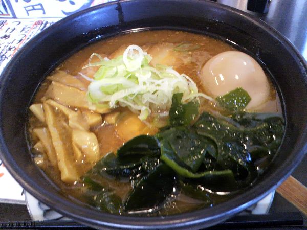 長井市【ラーメン二段】男みそラーメン（チャーシュー＋煮卵追加）