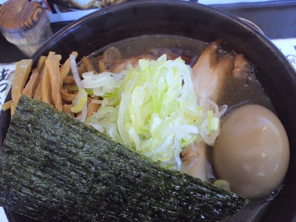 長井市「ラーメン二段」男煮干しらーめん全部入り