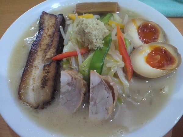 他県の旨いもの富谷町「麺や遊大」遊大タンメン