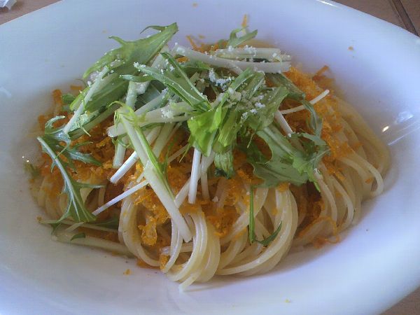 赤湯【ＥＳＴ！】「からすみのペペロンチーノ」