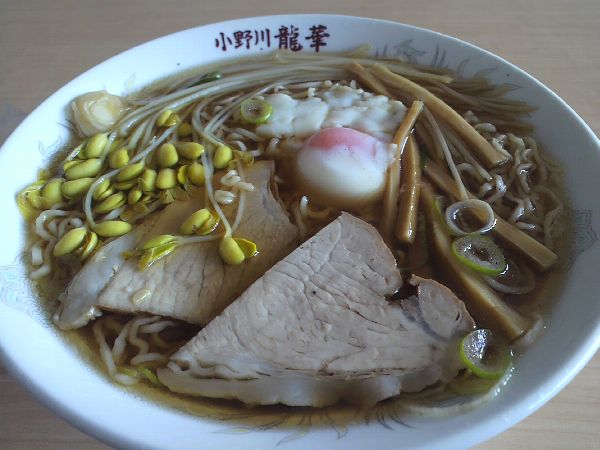 米沢市小野川「龍華食堂」豆もやしラーメン