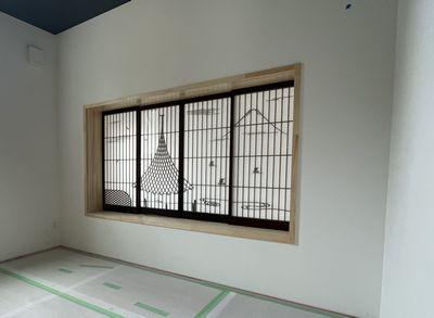 【二本松市榎戸・Ｉ邸／フォルム建築計画】 リメイク書院戸を組み入れ：画像