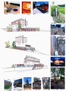 【郡山市西田・ドミノＭ邸 】 庭と畑と木の家の打ち合わせ中です