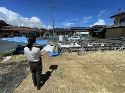 【いわき市四倉・Ａ邸／伊礼智設計室】 女性建築による現場検査？！