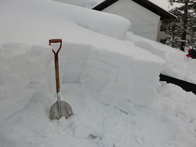 ◆豪雪の谷間　屋根の雪下ろし作戦◆