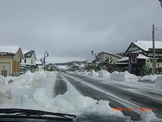 ◆まほろば通りの雪景色　　．：．：．：