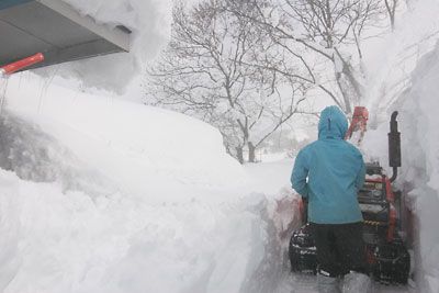 除雪機　復活！