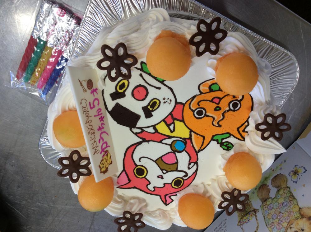 本日のキャラクターケーキにこ(^O^)／