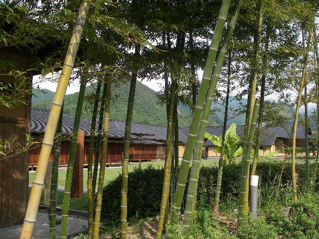 山寺芭蕉記念館のある光景