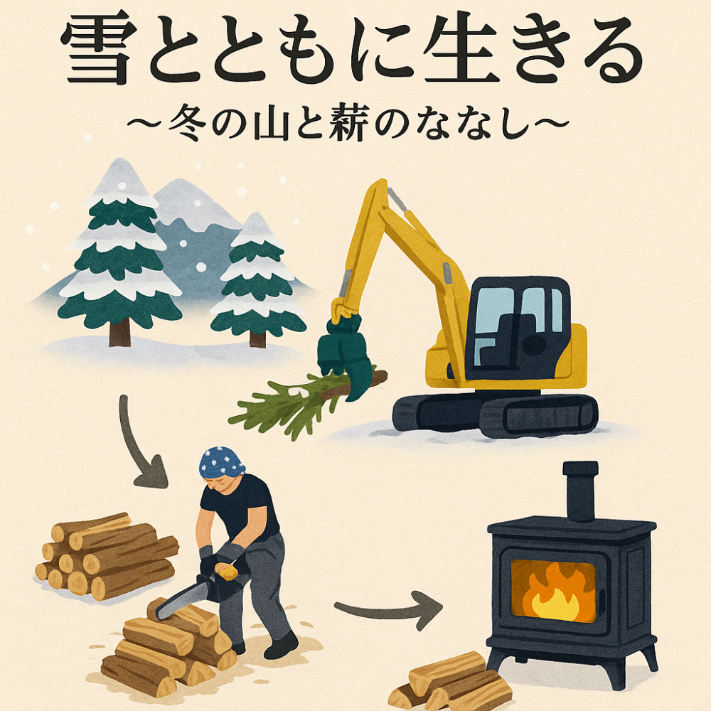山と人の物語 vol.4 『雪とともに生きる ～冬の山と薪のはなし～』