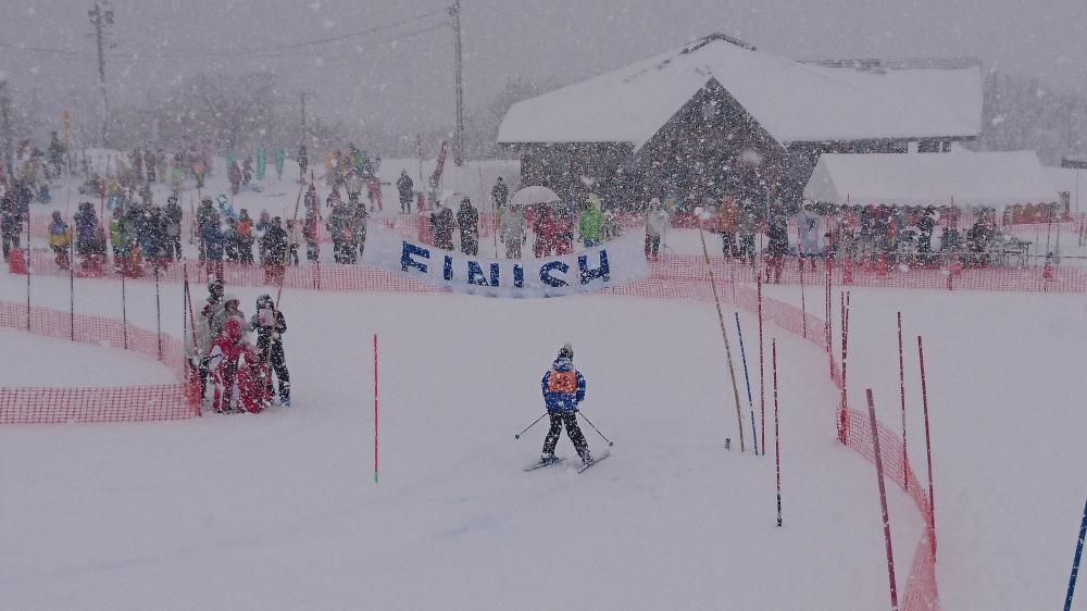 長井市民スキー大会開かれる。