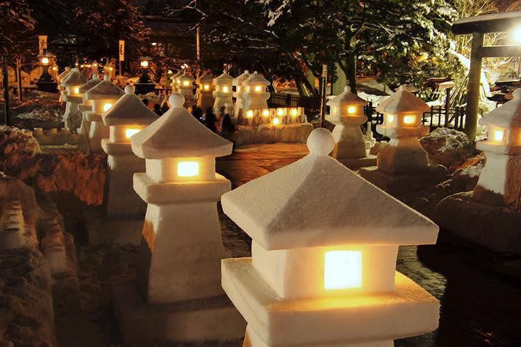 The 41st Uesugi Snow Lantern Festival