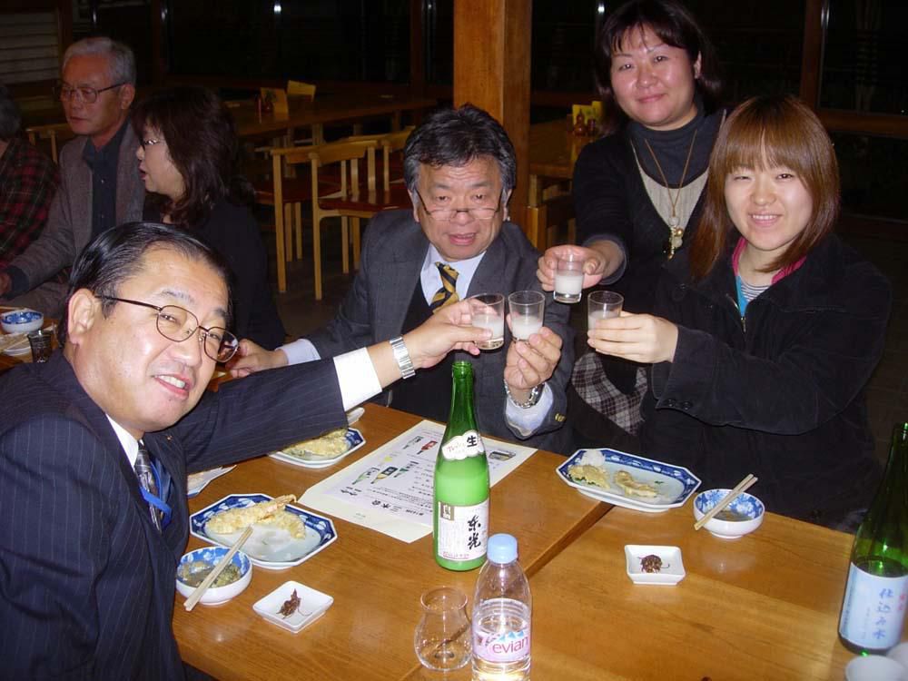 蕎麦とお酒の会「三木会」にて