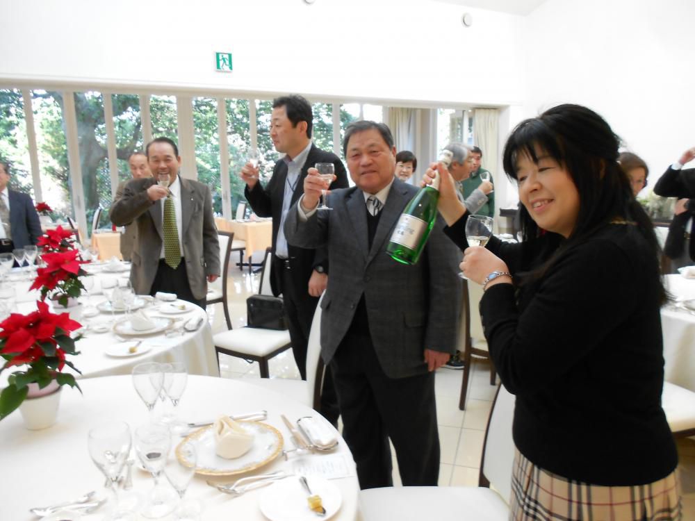 松田シェフ（関西山形県人会長）の豪華フランス料理を楽しむ会