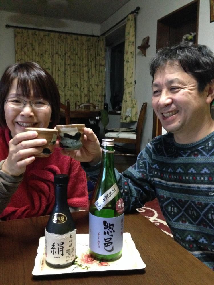 日本酒で誕生日おめでとう