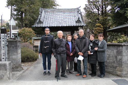 結城先生が晩年を過ごされた小田原別邸跡地を訪ねて　友の会研修旅行　その１