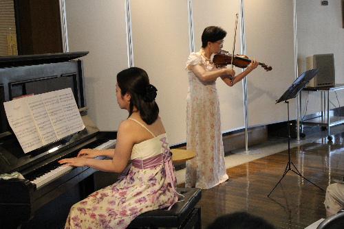 第２回施設活用文化講座　「ヴァイオリンとピアノの調べ」